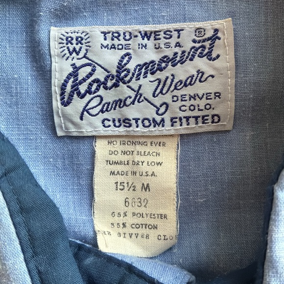Rockmount Ranch Wear Western Shirt - Picture 8 of 10